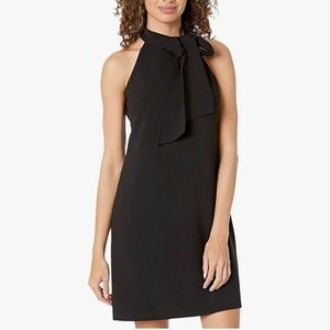 🎄🥳🎉Vince Camuto Black Bow-Tie Halter Mini Dress 🎄🥳🎉